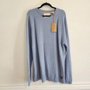 Original Weatherproof Vintage Men's Size XL English‎ MN Blue Long Sleeve Shirt